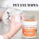 Pet Eye Wipes, Universal Cleaning Products Without Irritation for Cats and Dogs - 130 Pieces