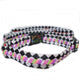 Diamond Print Collar & Leash Set For Dogs Assorted Colors