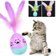 Cat Interactive Tumbler Toy With Feather & Bell Treat Dispenser