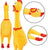 Squawking Rubber Chickens - Shrilling Chicken Toy For Dogs