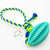 Chewing Rugby Ball Dog Toy With Cotton Rope