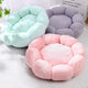 Flower Shaped Cat Bed Comfortable Warm Plush Pet Bed Deep Sleeping Dog Bed