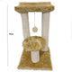 Cat Scratch Post 3 Pole With Round  and Curve Tops With Toy Ball