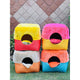 2 in 1  - Cat Bed & House - Soft and Comfortable - Multi colour