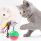 Cat Toy Tumbler Ball With feather Mouse