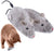 Clockwork Mouse Toy for Cats Cute Plush Rat Mechanical Motion Rats for Pets Kitten